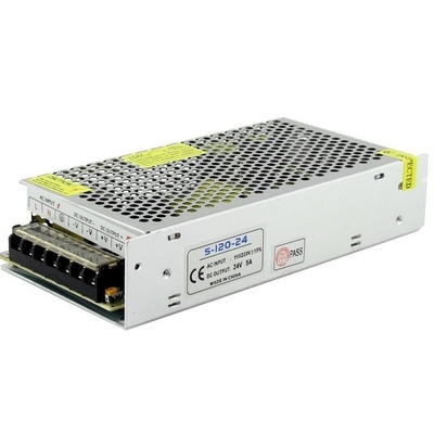 220V Input Voltage Single Output 24V 5A 24 Volt AC Power Supply for Exceptional Switching