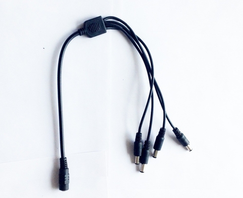 Copper 1 Female to 4 Male Power Supply Splitter Converter for CCTV Camera DVR 12V