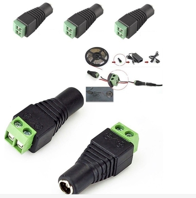 DC 5.5 x 2.1mm Power Male Jack Adapter Cable Plug Connector for CCTV / LED Gender Female