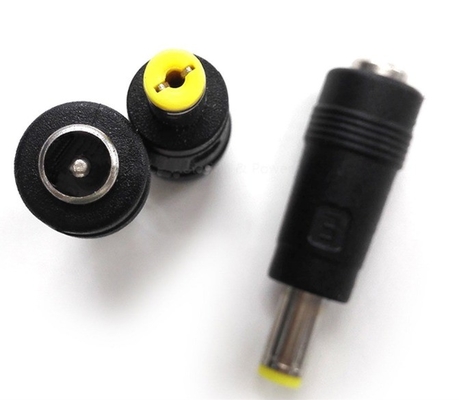 Black ADAPTER for DC Power Plug 5.5x1.7mm Male to 5.5x2.1mm Female Jack Connector