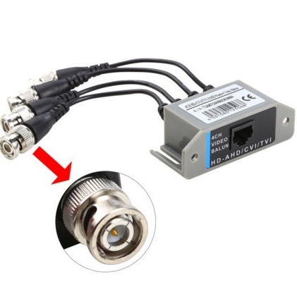 - 4CH HD Passive Video Balun Transceiver BNC To UTP RJ45 CCTV Via Twisted Pairs