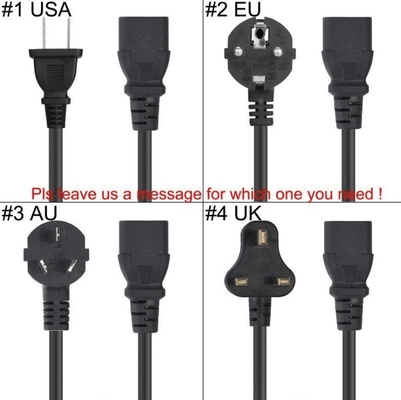 86% Efficiency 50W LED Adapter for 100-240V AC 50/60Hz DC12V DC 5V 10A 8A 6A 2A Black