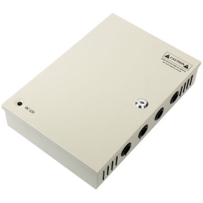 18 Channel CCTV Security Camera Power Supply Box 12V 10A DC Over-voltage Protection