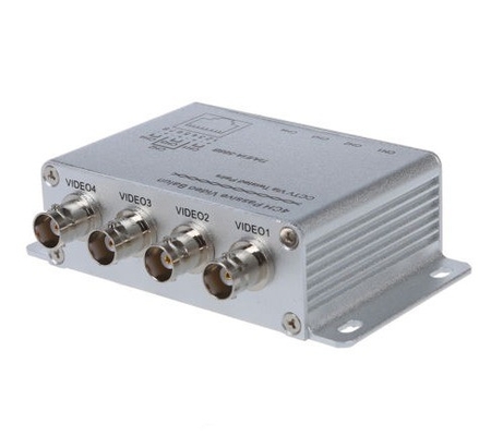 Video Transmission 4CH CAT5 HD Passive UTP Video Balun BNC Female Transceiver RJ45 for CCTV System