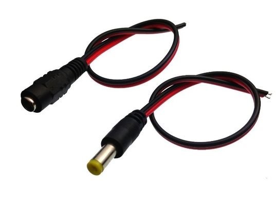 CE Certified Male Cable Plug Wire 5.5*2.1mm 12V DC Power Pigtail for CCTV Security