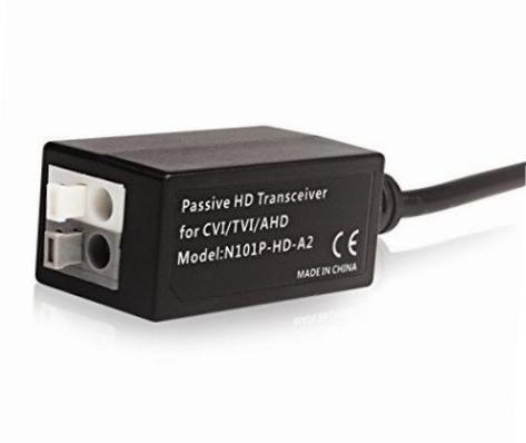 ABS Plastic UTP Twisted Passive Video Balun Transmitter Transceiver for CCTV System