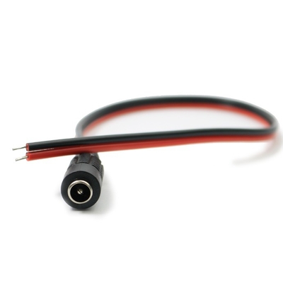 27/30cm Length DC Power Female Cable Connector Lead Pigtail Wire CCTV Jack Camera Plug
