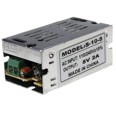 Constant Voltage 10W 5V 2A Power Supply for LED Strip CCTV Electrical Appliances