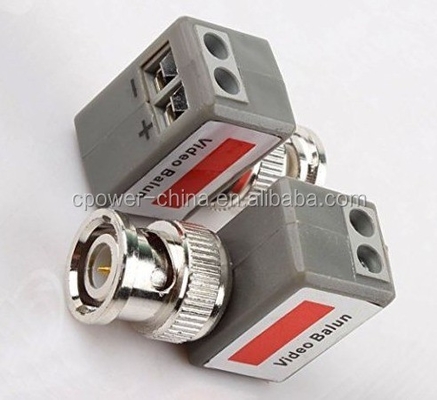Easy Installation CCTV Coaxial BNC Video and Power Balun Transceiver to CAT5 RIGHT ANGLE