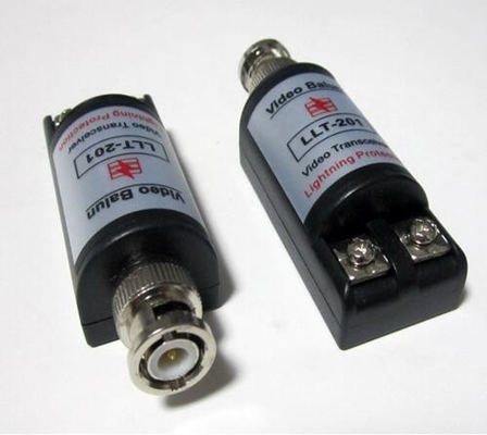 Secure CCTV Coax BNC Video Balun Transceiver Adapter for Camera DVR Black Housing