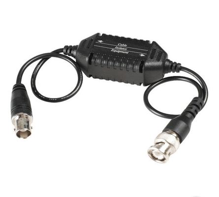 Single Channel Passive ABS Plastic CCTV Video Connector with Built-in Video Balun