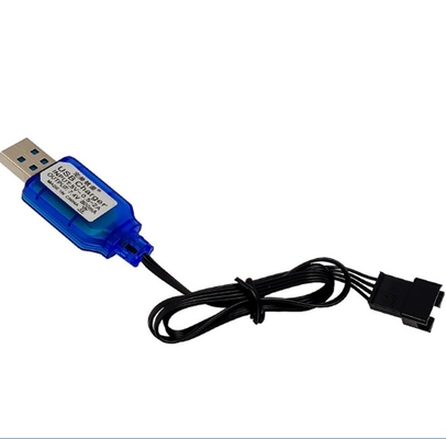 ABS Material SM-4P Connector Li-ion Battery Charger with USB Cable and Protection