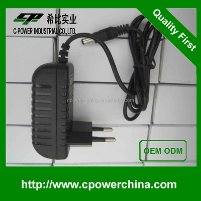 12W Power Supply Adapter with Output Current of 1000mA and Input Voltage of 100-240V