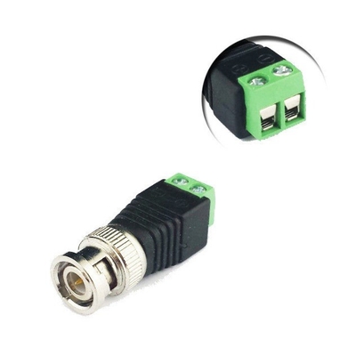 ABS CCTV Camera Connectors 2.1mm DC RCA Phono BNC Plug and Socket Cable Connection