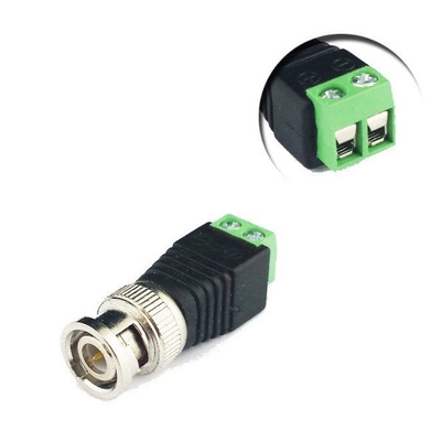 Wire Connecting Made Possible with CE Certificate Coax CAT5 To Coaxial BNC Connector