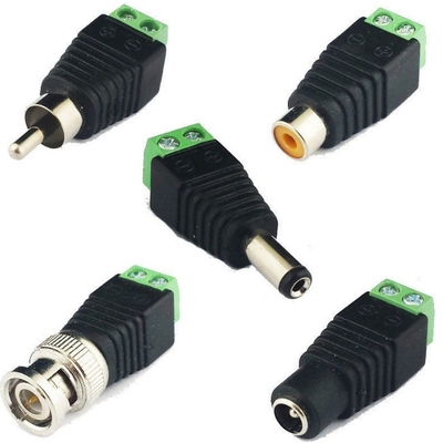 Wire Connecting Made Possible with CE Certificate Coax CAT5 To Coaxial BNC Connector
