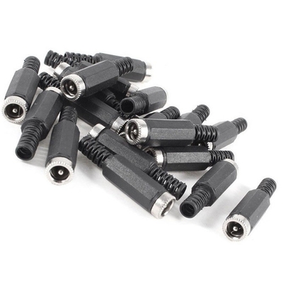 Male and Female BNC Solder DC Power Plug Socket Jack Connector with Rated Current 2A
