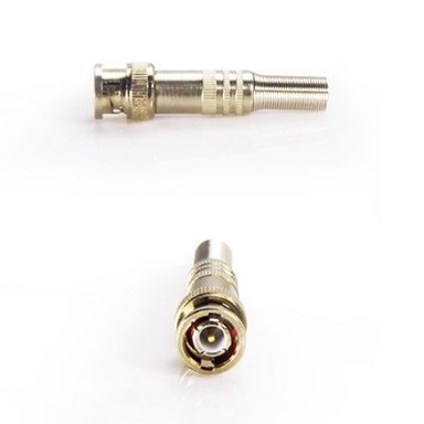 Superior Silver BNC Male Connector Plug Adapter for Audio Video Cable No Welding