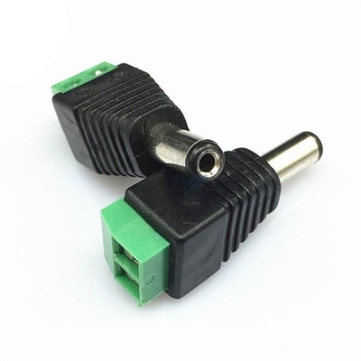 2.1x5.5mm Male Female DC Power Jack Adapter Connector Plug For Camera made of Copper