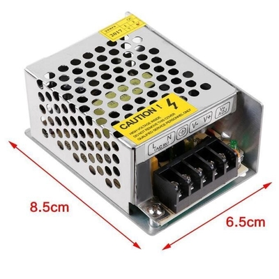 Compact 24W 12V 2A Switching Power Supply for Output Frequency 50/60Hz Efficiency 82%