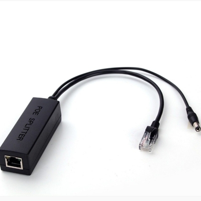 Home Security Active POE Splitter 48V to12V 1A-2A IEEE802.3af with Ethernet Module