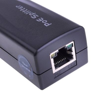 Home Security Active POE Splitter 48V to12V 1A-2A IEEE802.3af with Ethernet Module