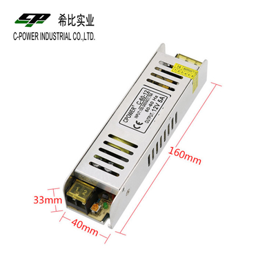 220V Input Voltage Slim Power Supply for TV Systems LED Lights and CCTV 12V DC Output