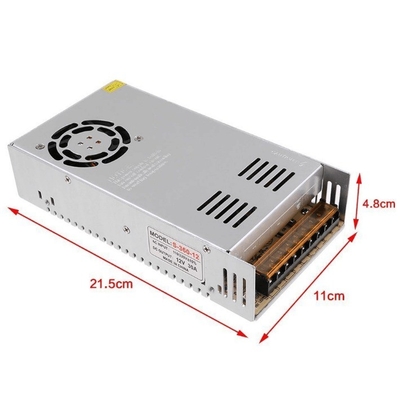 Silver 400w 12v 33a 12v dc output external atx power supply made in 82% efficiency
