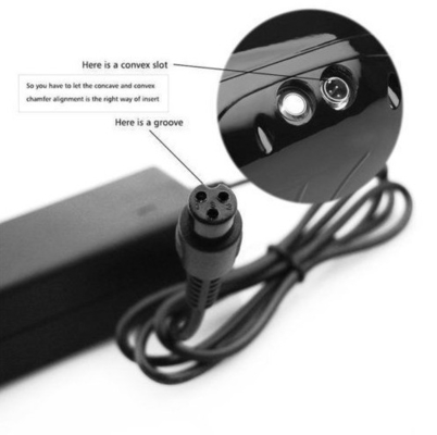 Universal C-Power 42V 2A Adapter Battery Charger For Electric Balance Scooter UK Plug