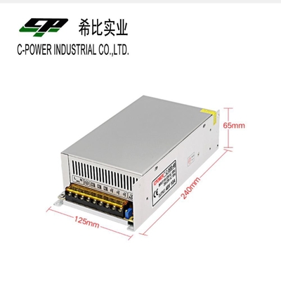 480W 24V 20A Single Output Switching Power Supply for High Power Industrial Applications