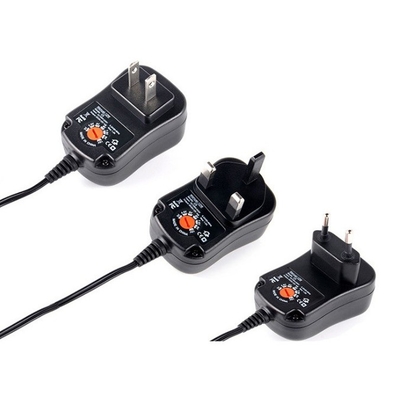 3-12V DC Output Adjustable 12W/30W Universal Power Supply Adapter with Multiple Connectors