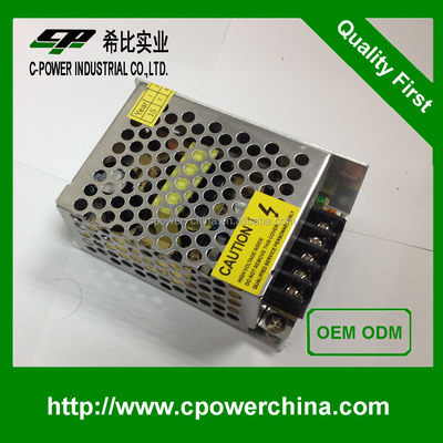 CCTV Camera Power Supply 110v/220v AC 12v 2a 24v 1a DC with Output Frequency 50/60Hz