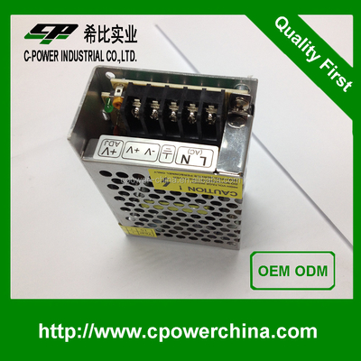 CCTV Camera Power Supply 110v/220v AC 12v 2a 24v 1a DC with Output Frequency 50/60Hz
