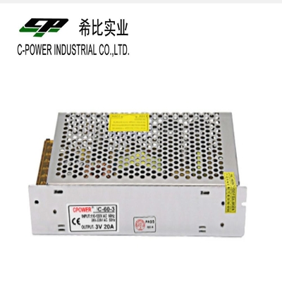 High Frequency 3V 20A LED CCTV Power Supply with Uninterrupted Switching Technology