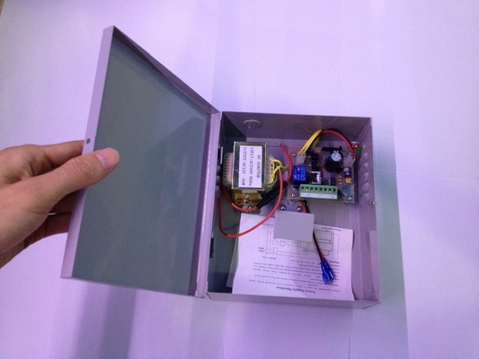 Electric Lock UPS Power Supply Access Control Uninterruptible 12V with Lock Cylinder