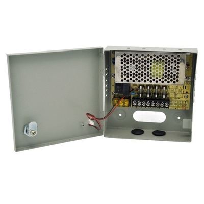 36W 4 Ports DC12V CCTV Power Supply Box Distribution for Outdoor CCTV Camera PTC Fuse