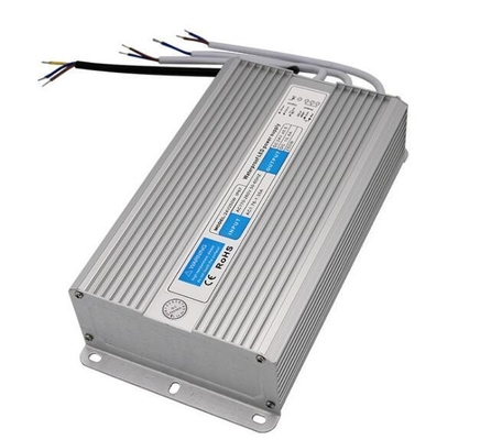 24V DC Silver Waterproof LED Driver Transformer IP67 CE Approval Power Supply 250W