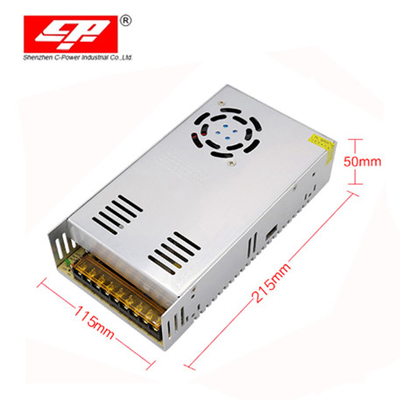 360w DC Switching Power Supply for LED CCTV 12V 30A 24V 48V Output Frequency 50/60Hz