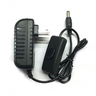 AC100-240V Input DC Power Adapter with On/Off Switch Output Type DC 12V 1A 1.5 2A Compact