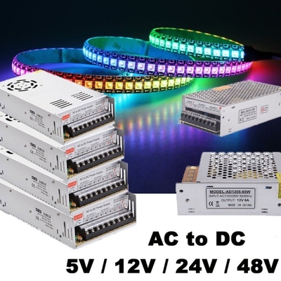 LED Driver Switch Power Supply Transformer for LED Strip Module 20A Output Current 50HZ