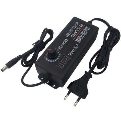 DC Output Type 3-24v Adjustable Voltage Adapter with 5.5*2.1 5.5*2.5 DC Connector