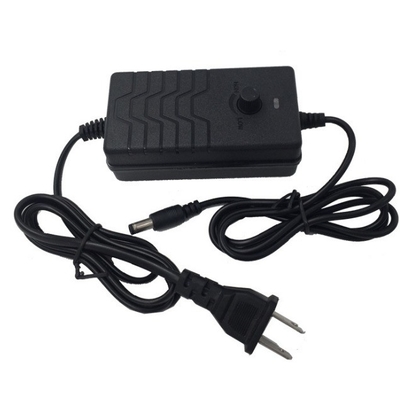 24V-36V 24W Black Adjustable Voltage Adapter with Plug In Connection by C-Power