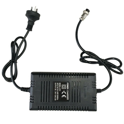 Compact 24V Output Battery Charger 0.35Kg for 24v 6ah Sea Scooter Black at Affordable