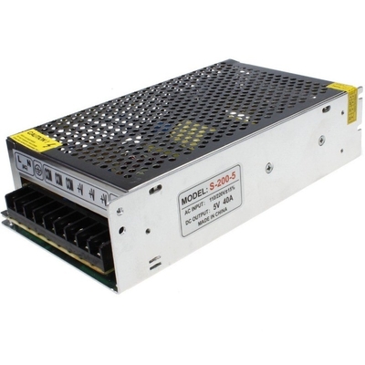 110V/220V AC Input Voltage C-Power 200W 5VDC 5V 40A Power Supply with 82% Efficiency