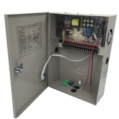 AC110V 220V DC12V 10A 9CH 15A 18CH Backup Power Supply for CCTV Camera by C-Power