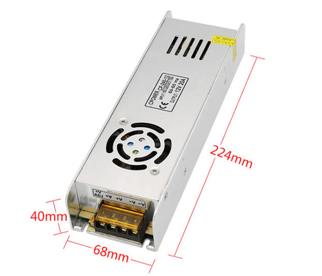 240w 20a slim power supply 24v for single output type and AC110V/220V input voltage