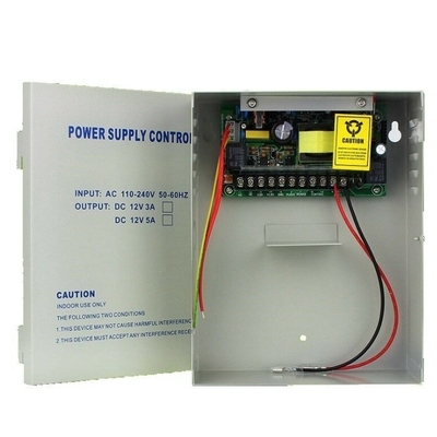 C-Power AC 100-240V Input UPS Access Control Power Supply with 12V 5A Output Frequency