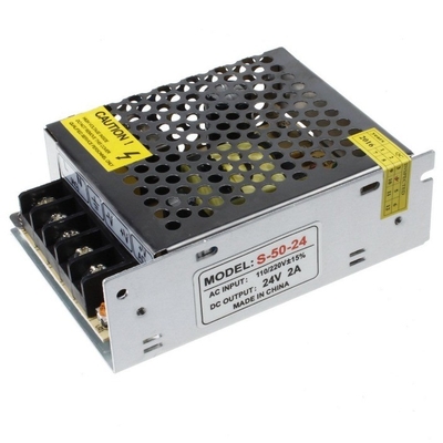 Single Output 24V DC 1.8A 2A Power Supply for LED Strip C-Power Rosh 110V 220V Switching