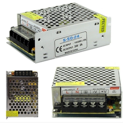 Single Output 24V DC 1.8A 2A Power Supply for LED Strip C-Power Rosh 110V 220V Switching