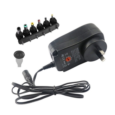 12V 2A 24W Right Angle DC Power Plug Adapter for C-Power AC100-240 Output DC3-12V